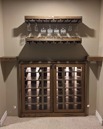Carpentry Solutions Custom Wine Cabinetry